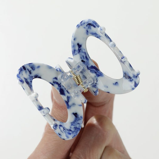 Coastal Blue Mini Claw Clip | Lucie