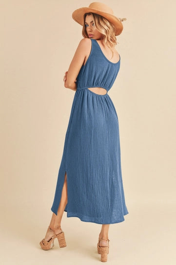 Darci Dress | Blue Billow