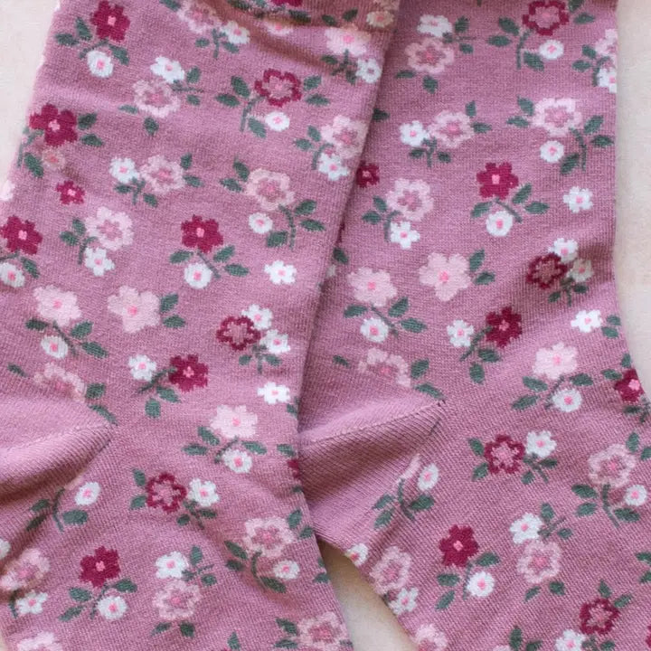 Garden Flower Socks | Pink