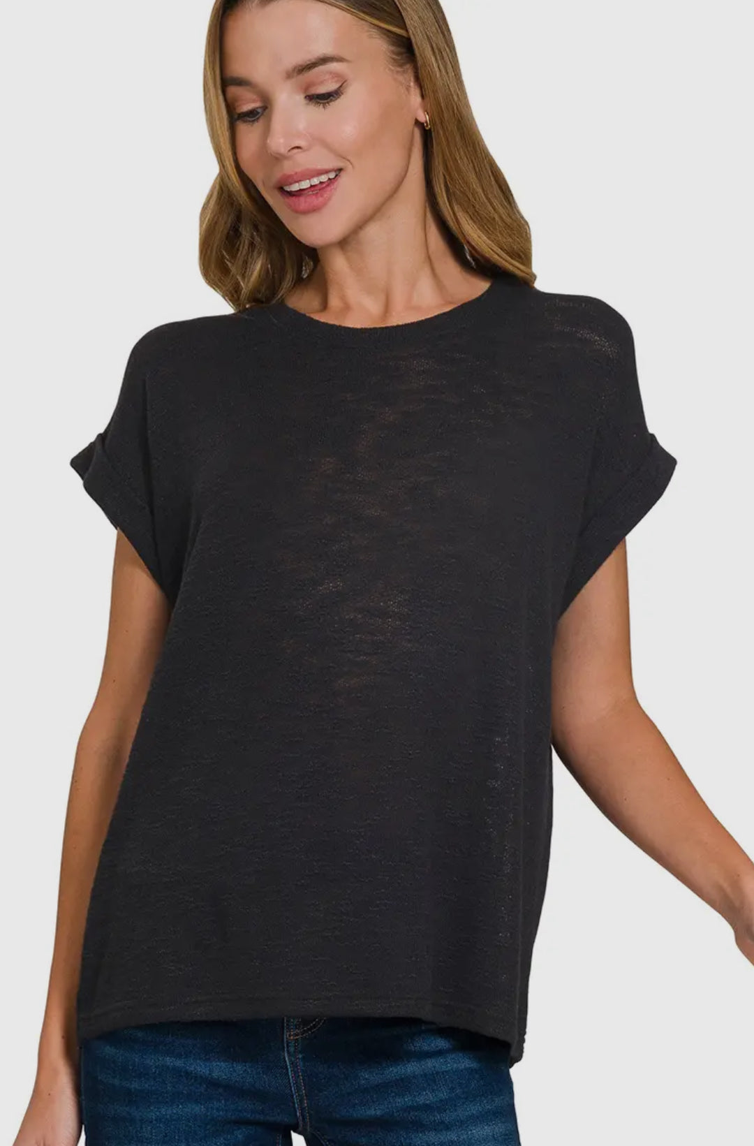42 Pops Slub Tee | Black
