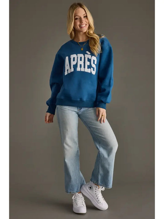 Apres Sweatshirt | Blue/White