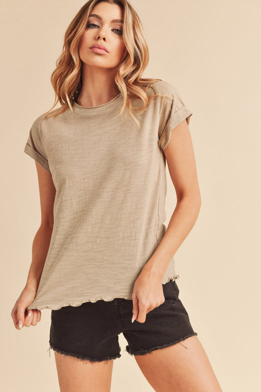 Gwen Baby Tee | Oat