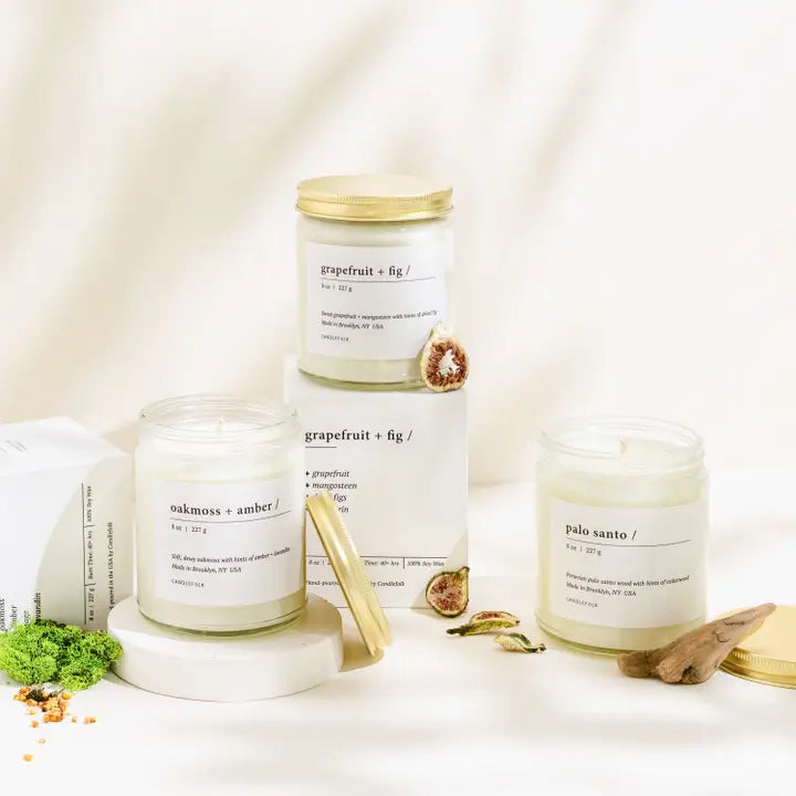 Grapefruit and Fig 8 Oz Soy Candle