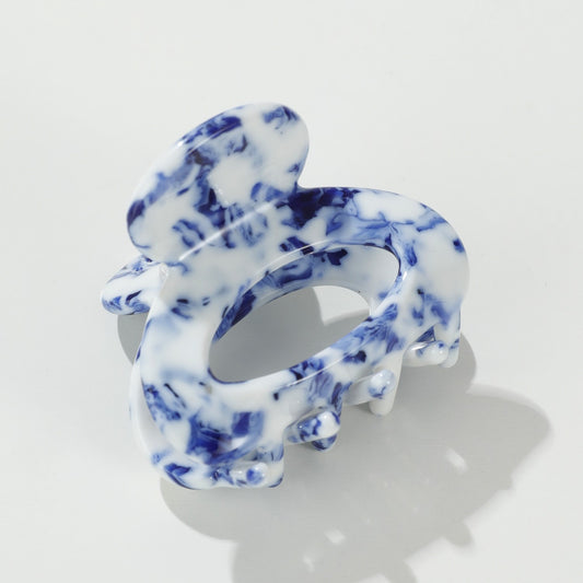 Coastal Blue Mini Claw Clip | Lucie