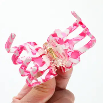 Pink Camo Mini Claw Clip | Amber