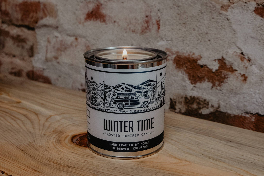 Moore Collection Winter Time Candle-1/2 Pint