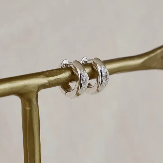 Aurum Hoops | Silver