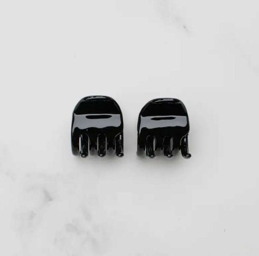 Basic Glossy Hair Clip | Black