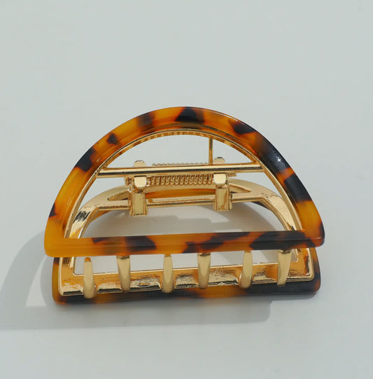 Adorro Rosalie Hair Clip | Tortoise