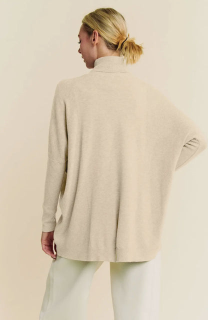 Davi & Dani Long Sleeve Turtleneck Sweater