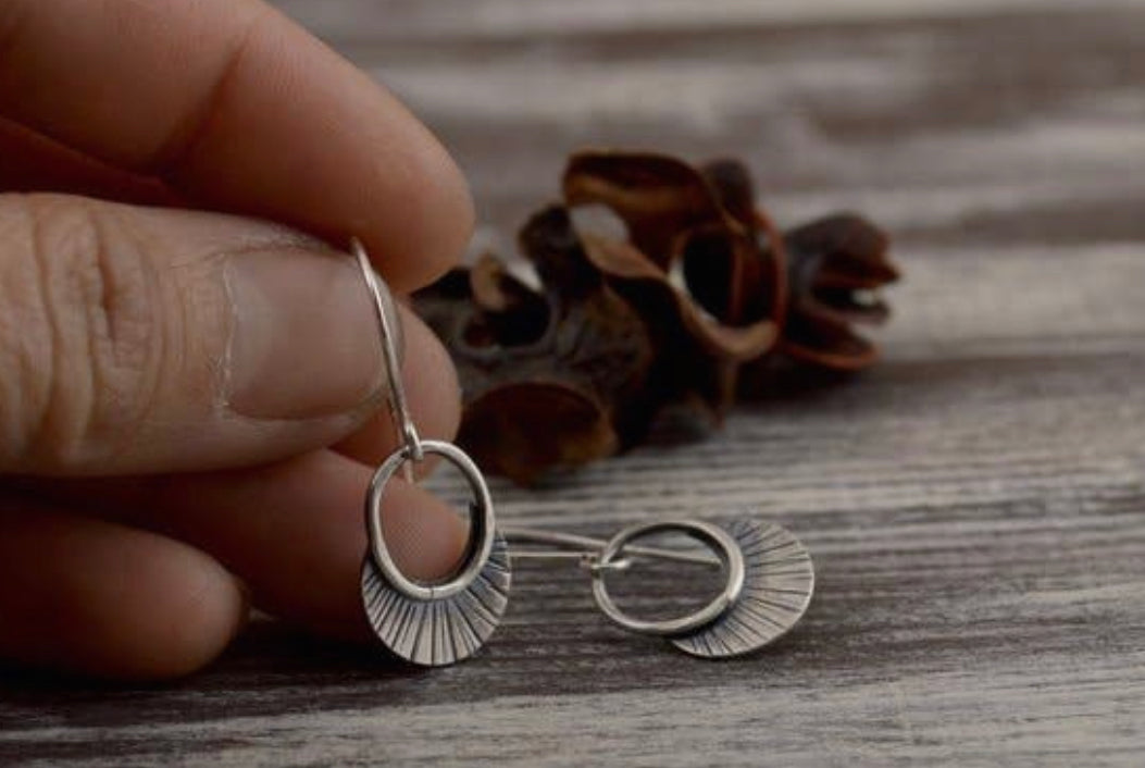 Design By Gam Minimalist Sterling Silver Earrings