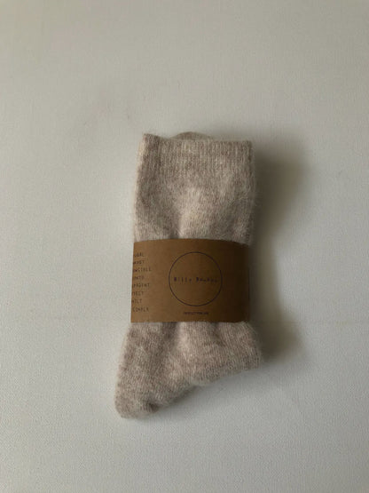 Billy Bamboo Angora Wool Socks | Oatmeal