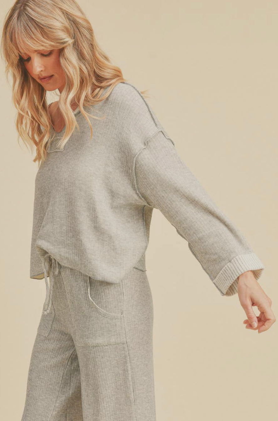 Paper Crane Raw Edge Top