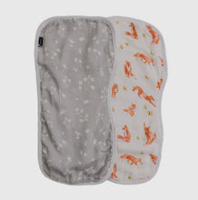 Load image into Gallery viewer, Fox Tales &amp; Prairie Muslin Burp Cloth Set
