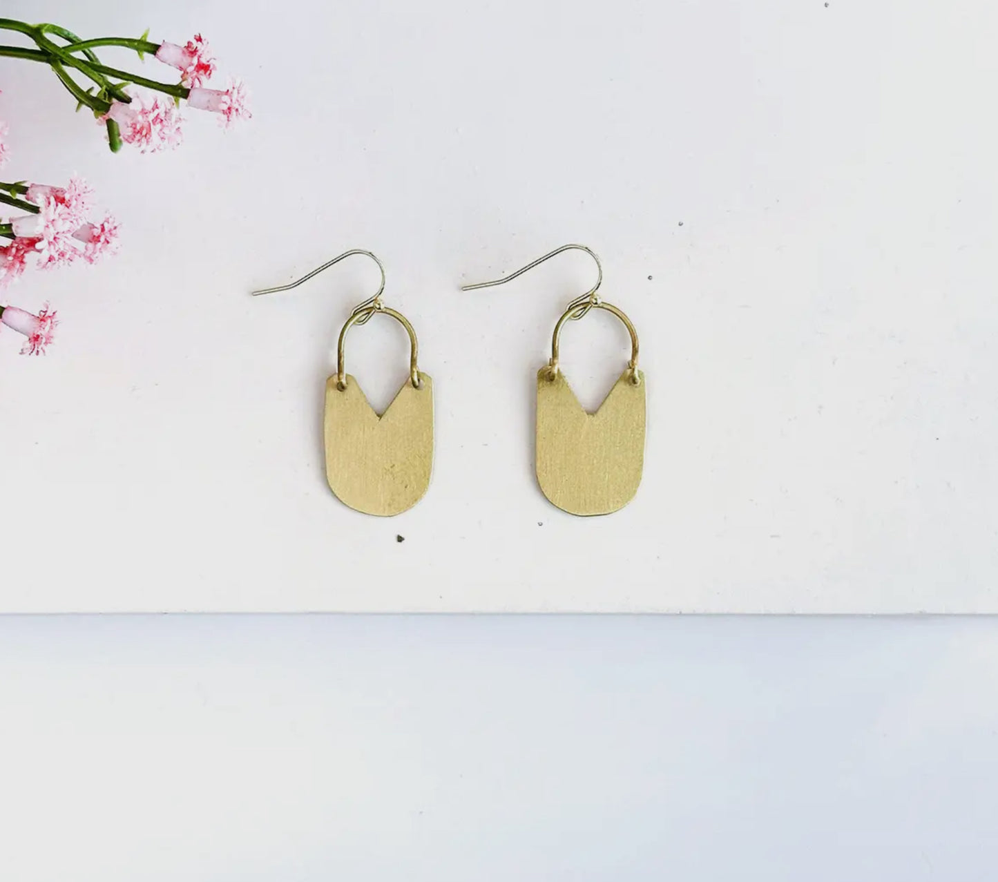 World Finds Padlock Earrings | Gold