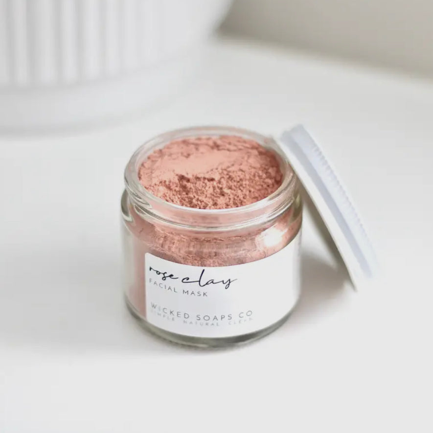 Wicked Soaps Co Rose Clay Facial Mask