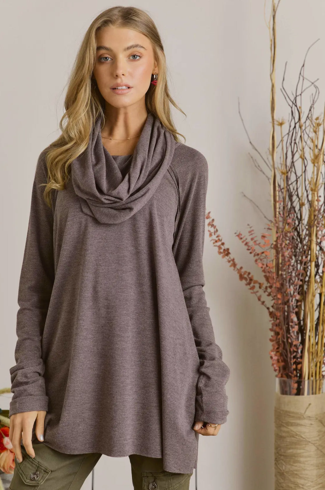 Adora Cowl Neck Top