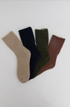 Load image into Gallery viewer, Leto Accessories Thick Warm Crew Socks | Brown
