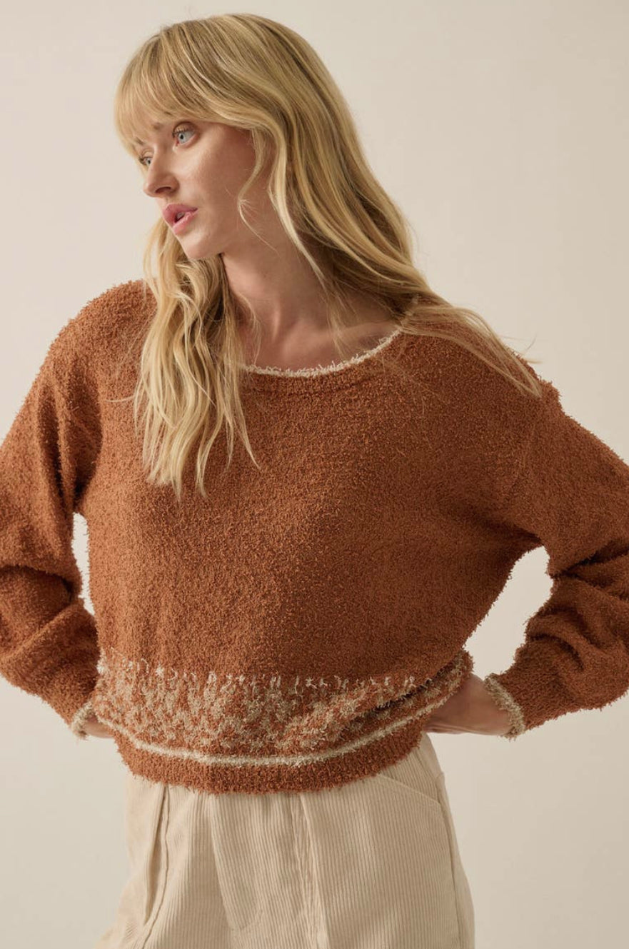 Promesa Cozy Abstract Sweater