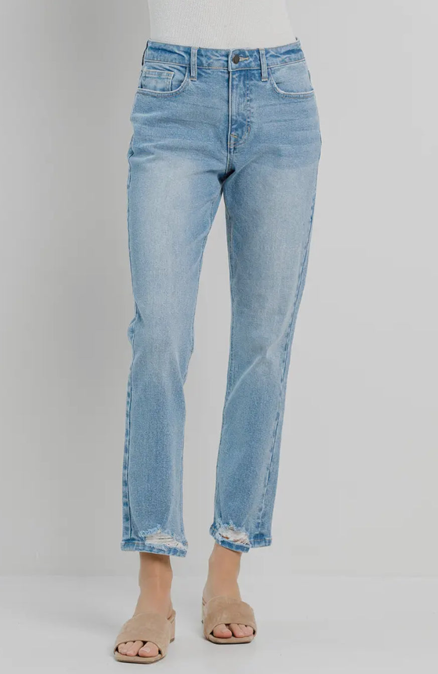 Jelly Jeans Straight Leg With Worn Hem