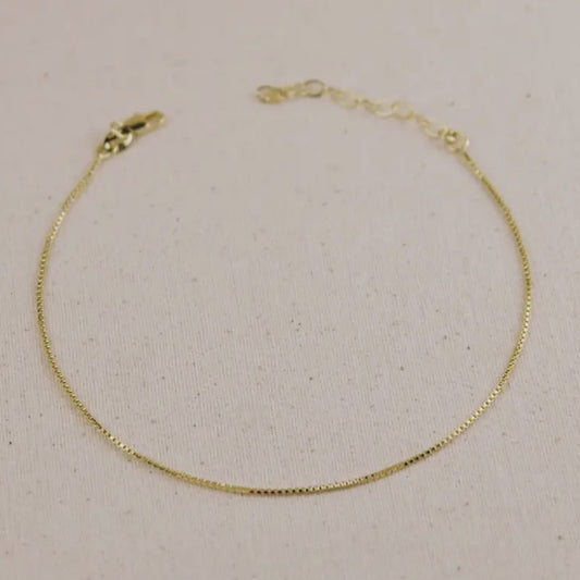 Charm Bar | Gold Filled Anklet