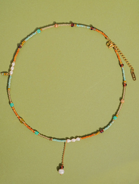Flanerie Beaded Stacvk Bracelet | Turquoise