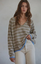 Load image into Gallery viewer, By Together Knit Stripe Pullover
