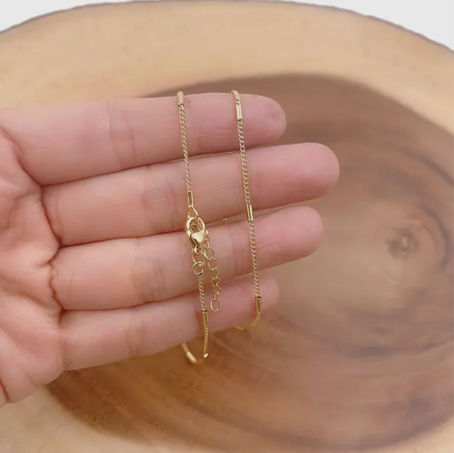 Gold Filled Dainty Chain Necklace