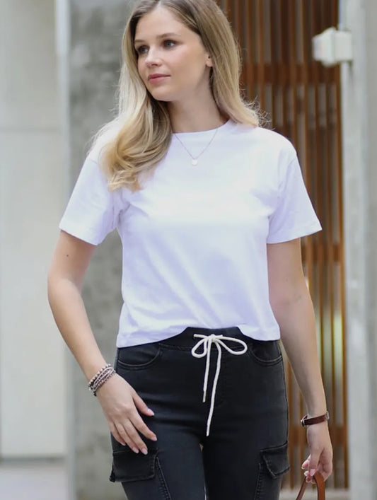 42 Pops Cotton Tee | White