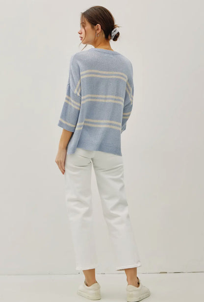 Be Cool Drop Shoulder Sweater Top