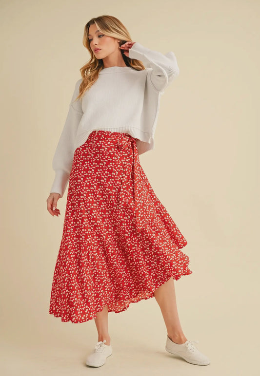 AEMI & Co Berti Wrap Skirt