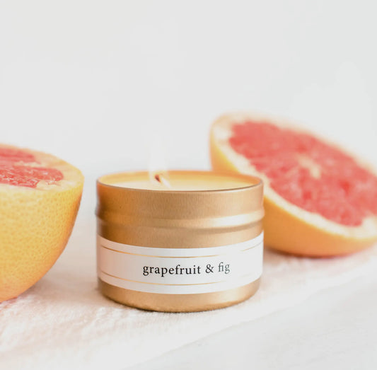 Candlefolk Grapefruit & Fig 4oz Tin Candle