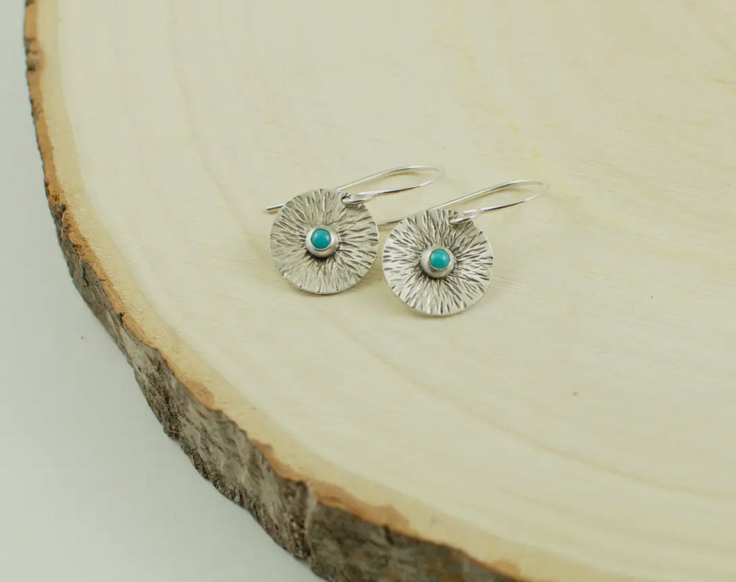 Design by Gam turquoise earrings