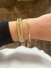 Load image into Gallery viewer, Gold Chunky Coiled Bracelet
