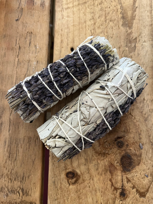 White Sage With Lavender