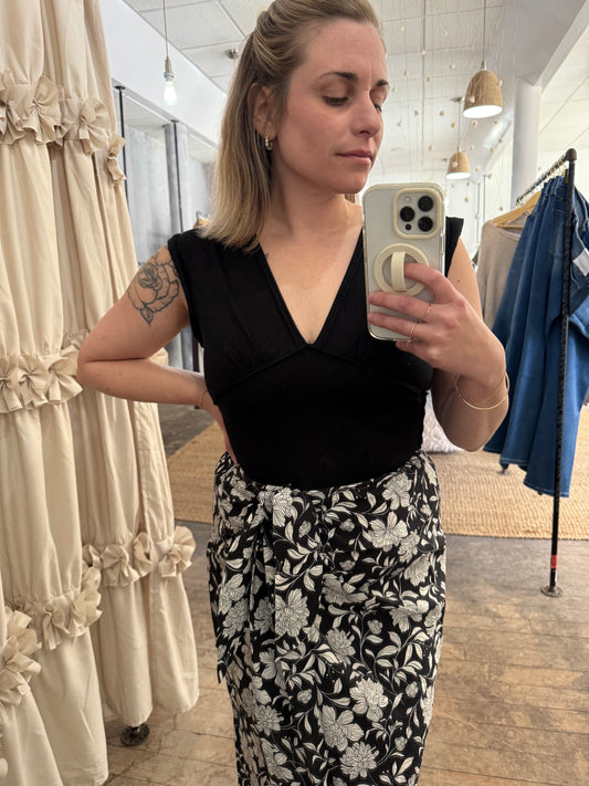 AEMI + Co Denni Top | Black