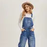 Moxie Barrel Overalls | Med. Wash