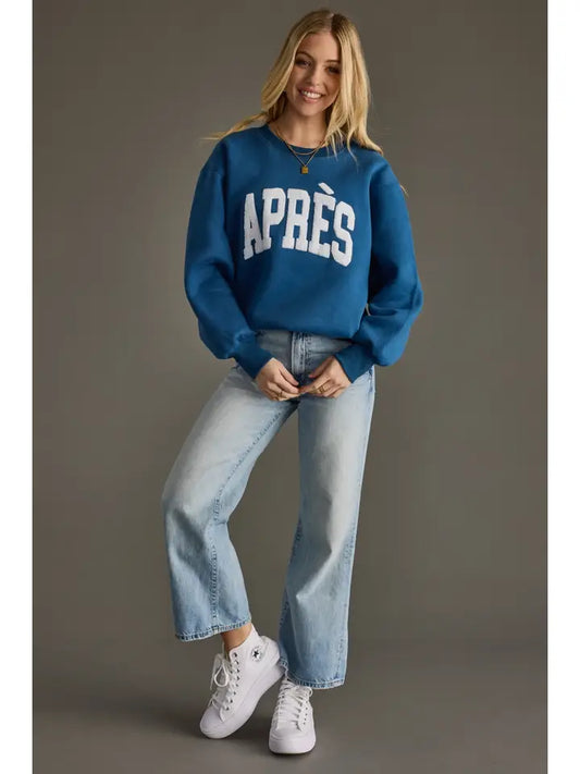 Apres Sweatshirt | Blue/White