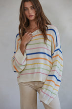 Load image into Gallery viewer, By Together Maggie Striped Pullover
