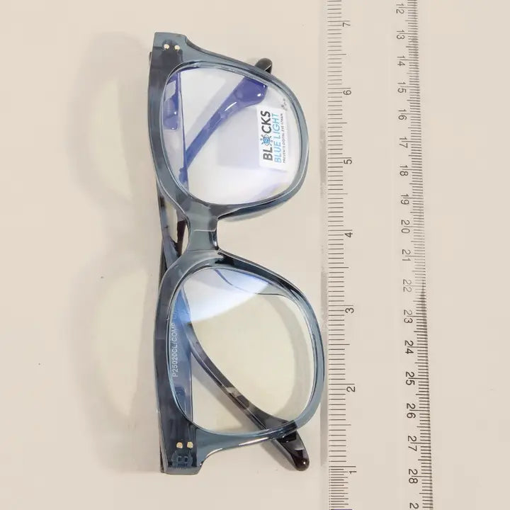 Gradient Frame Blue Light Filter Glasses | Black
