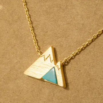 Stone Mountain Pendant Necklace | Turquois