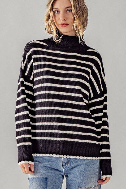 Scallop Detailed Sweater