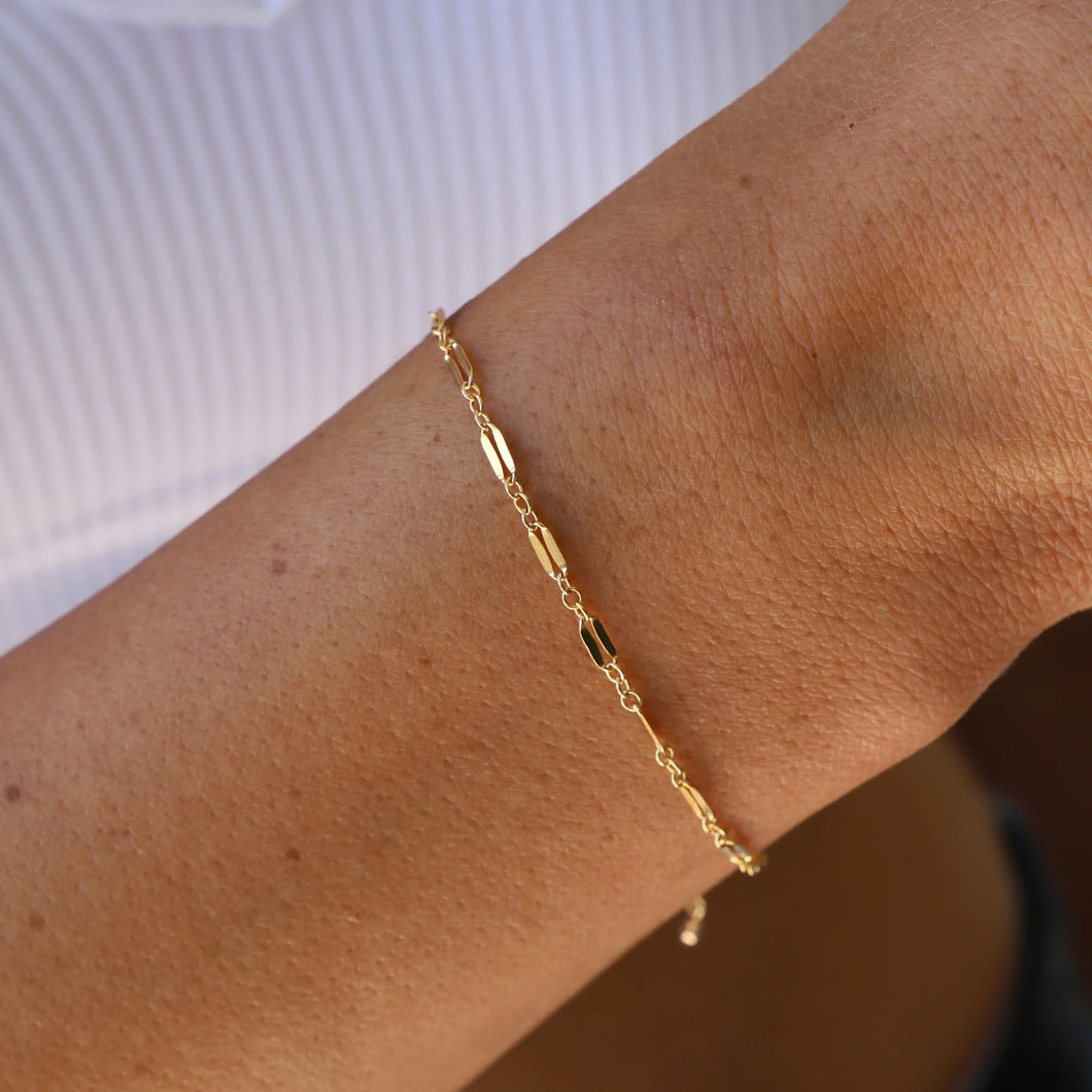 Katie Waltman Gold Filled Dapper Chain Bracelet