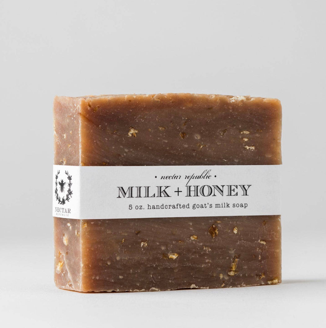 Nectar Republic Milk + Honey Bar Soap